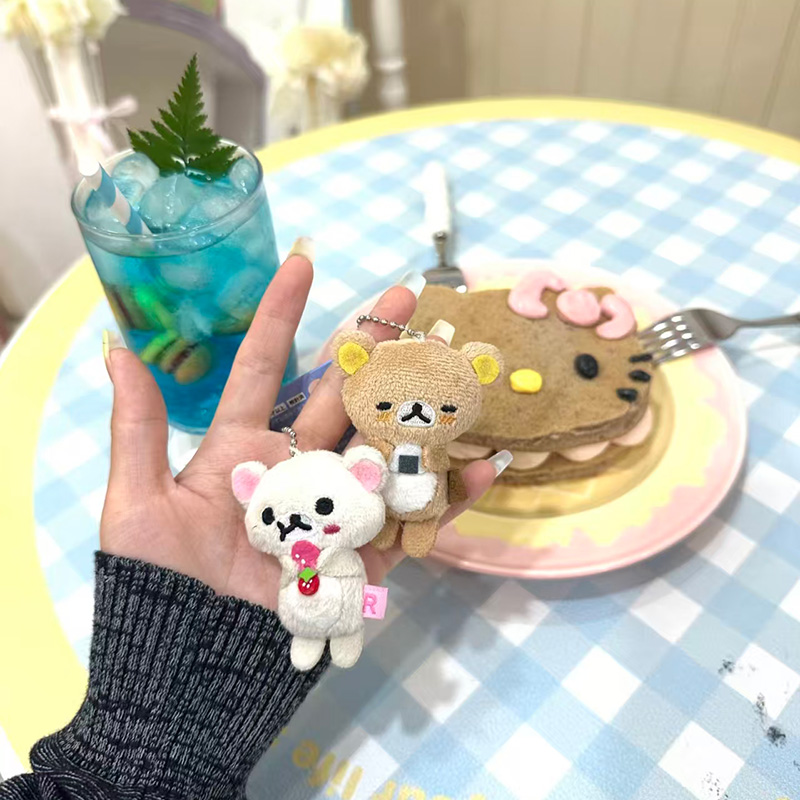 Vintage Collectible Bears - Rilakkuma Vintage pluche sleutelhanger schattige antieke