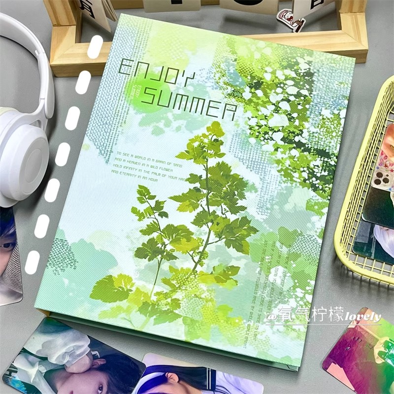 Polaroid Photo Album - Zomer frisse groene A5 fotokaarthouder -
