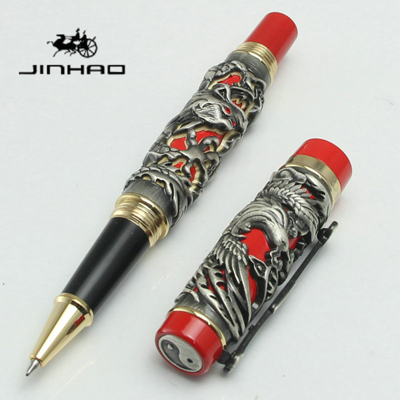 Vintage Collectible Pens - Vintage verzamelstuk JINHAO Dragon Phoenix Rollerball