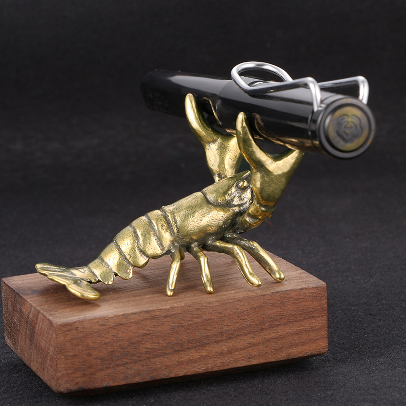 Massief messing rivierkreeft o - Vintage Collectible Pens recensie en prijs