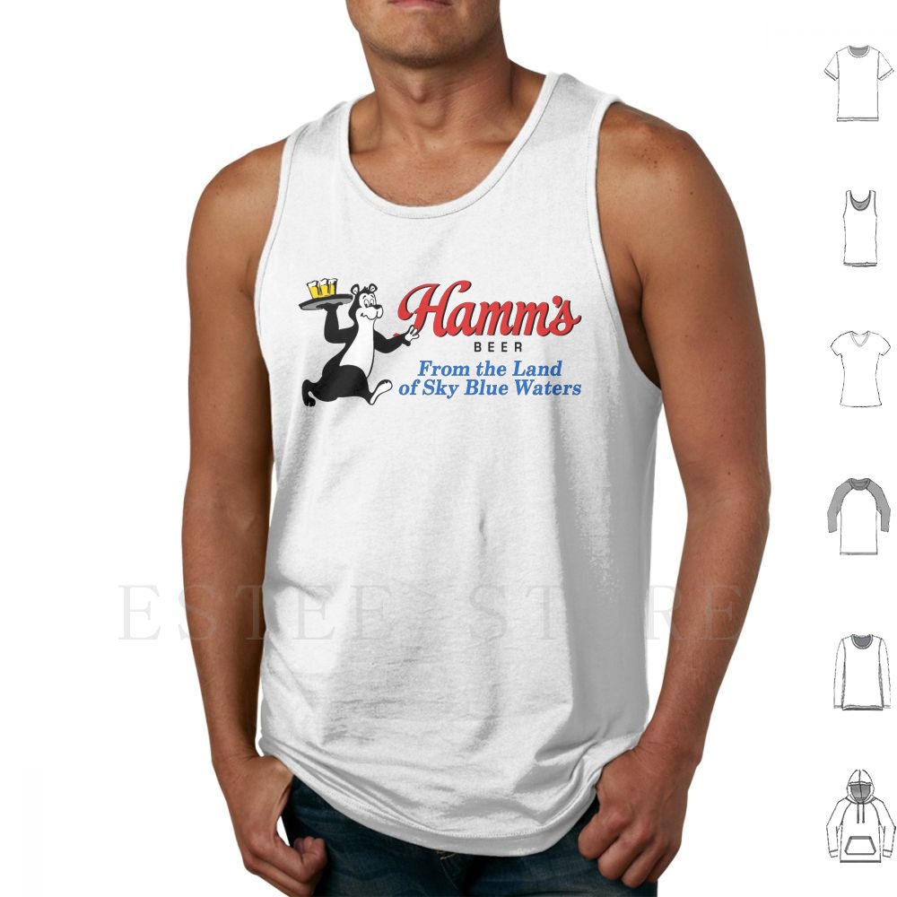Hamm's Beer Bear Design Tank T - Vintage Collectible Bears recensie en prijs