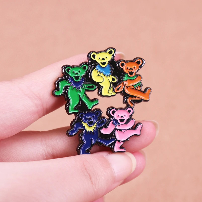 Dansende beren emaille pin roc - Vintage Collectible Bears recensie en prijs