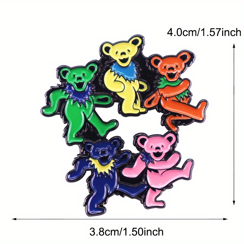 Dansende beren emaille pin roc - Vintage Collectible Bears recensie en prijs