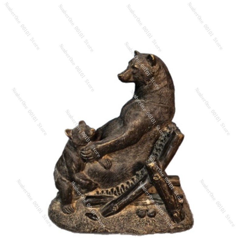 Antiek bronzen berenornament,  - Vintage Collectible Bears recensie en prijs