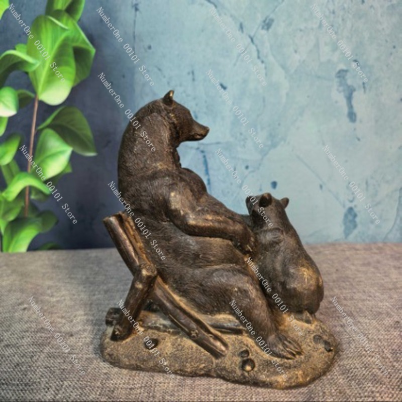 Antiek bronzen berenornament,  - Vintage Collectible Bears recensie en prijs