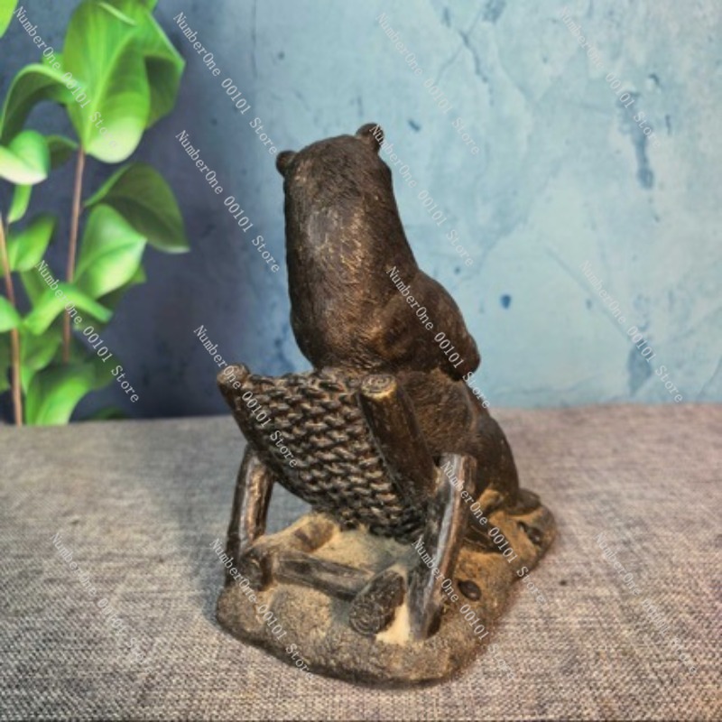 Antiek bronzen berenornament,  - Vintage Collectible Bears recensie en prijs
