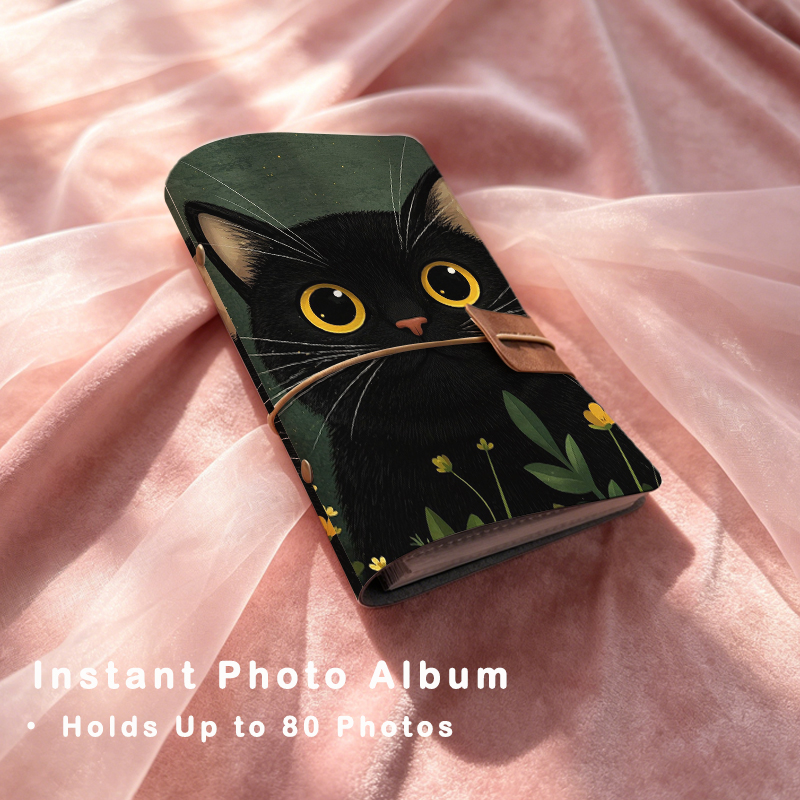 Leuke Zwarte Kat Gedrukt 6-Rin - Polaroid Photo Album recensie en prijs
