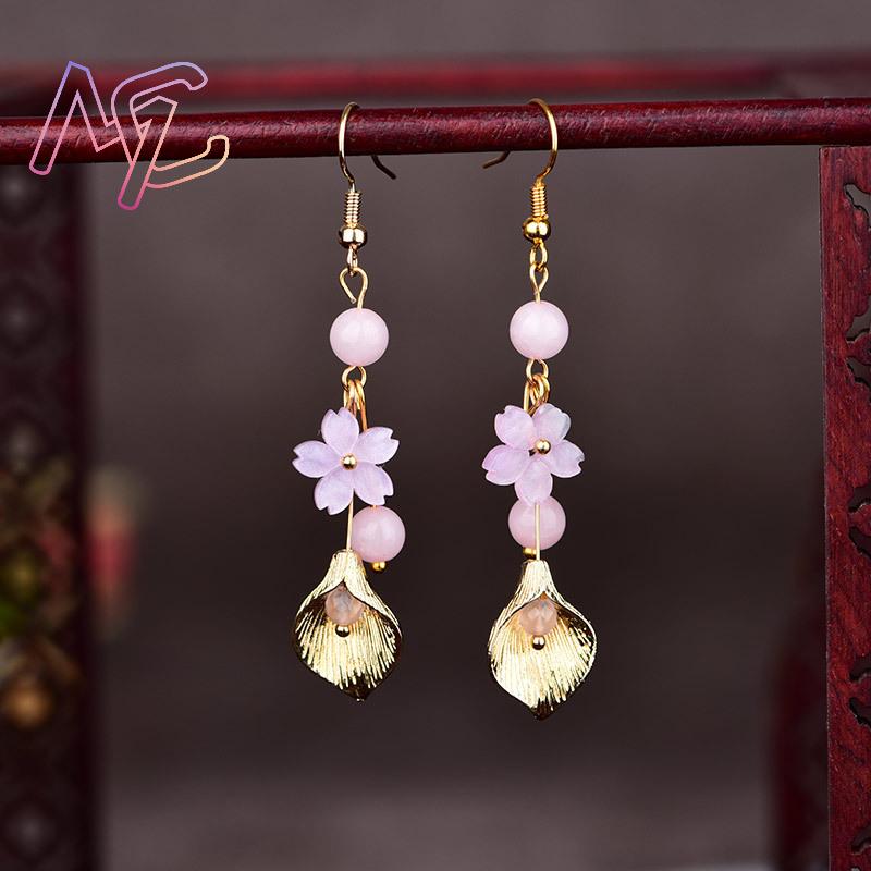 Roze natuurlijke jade bloem oo - Vintage Jewelry Collection recensie en prijs