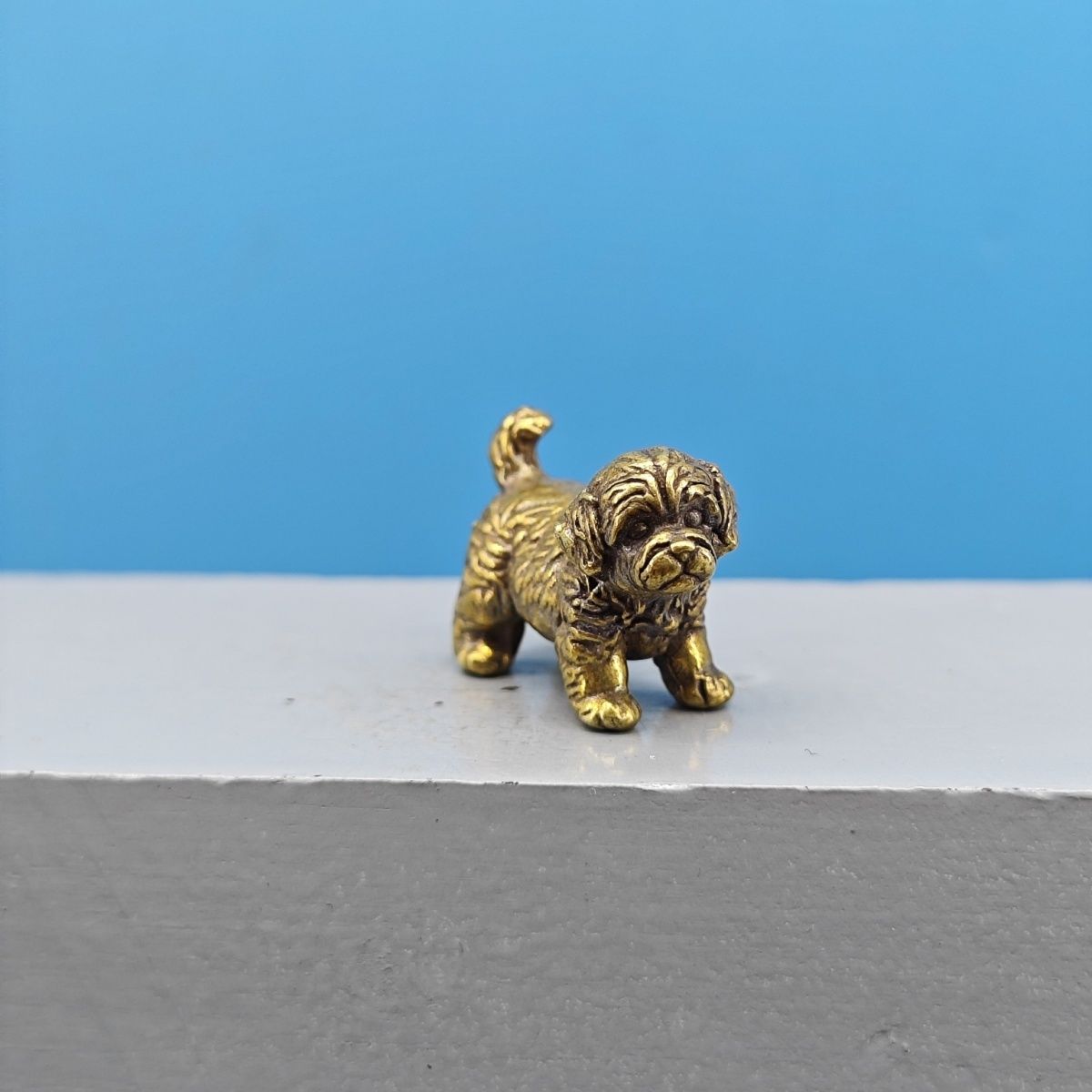 Miniatuur bronzen hondenbeeldj - Vintage Collectible Bears recensie en prijs